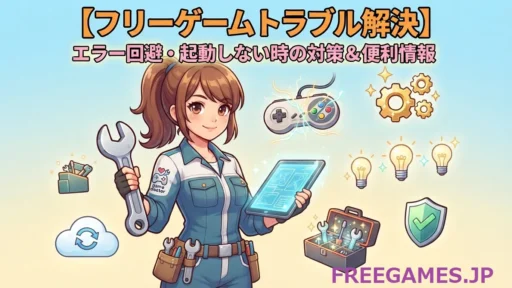 【フリーゲームトラブル解決】エラー回避・起動しない時の対策&便利情報